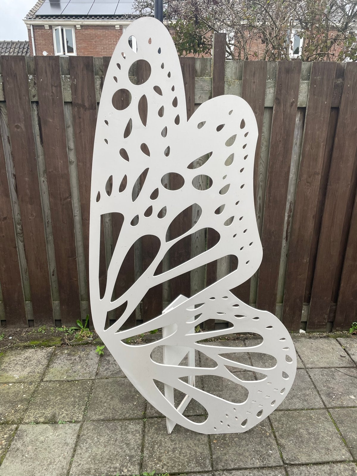 Decoratieve vlinder backdrop te koop, Ophalen, Gebruikt
