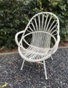 Vintage Rotan Fauteuil Rohé Noordwolde, Ophalen of Verzenden, Gebruikt, Riet of Rotan, Rotan rohe riet