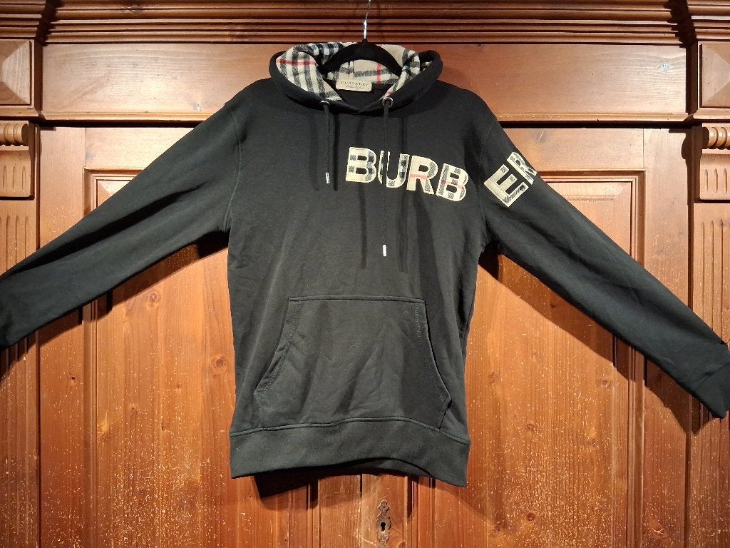 Zwarte Burberry dames hoodie S, Zwart, Ophalen of Verzenden, Zo goed als nieuw, Burberry