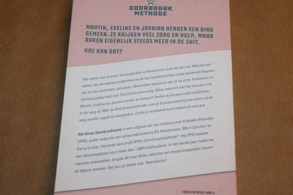 Het Grote Doorbraakboek — Uit de Ellende met Maatwerk, Ophalen of Verzenden, Zo goed als nieuw, Nederland