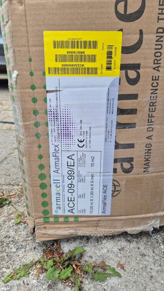 Armaflex zelfklevende isolatie 9mm, Doe-het-zelf en Verbouw, Isolatie en Afdichting, Minder dan 4 cm, Overige materialen, Nieuw