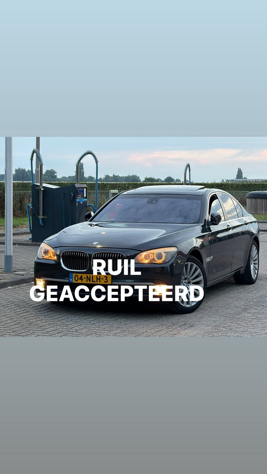BMW 7-Serie 3.0 I 740 AUT 2008 Grijs, Auto's, Automaat, Achterwielaandrijving, 10 km/l, Particulier
