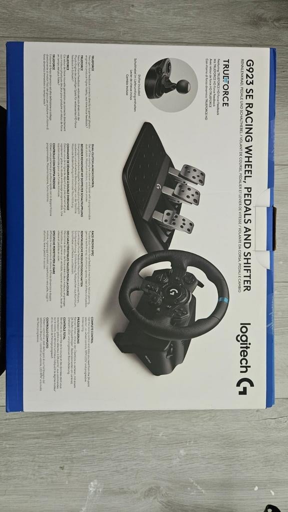 G923 SE (Shifter Edition) steer wheel, pedal board & Shifter, Ophalen of Verzenden, Zo goed als nieuw, PlayStation 4