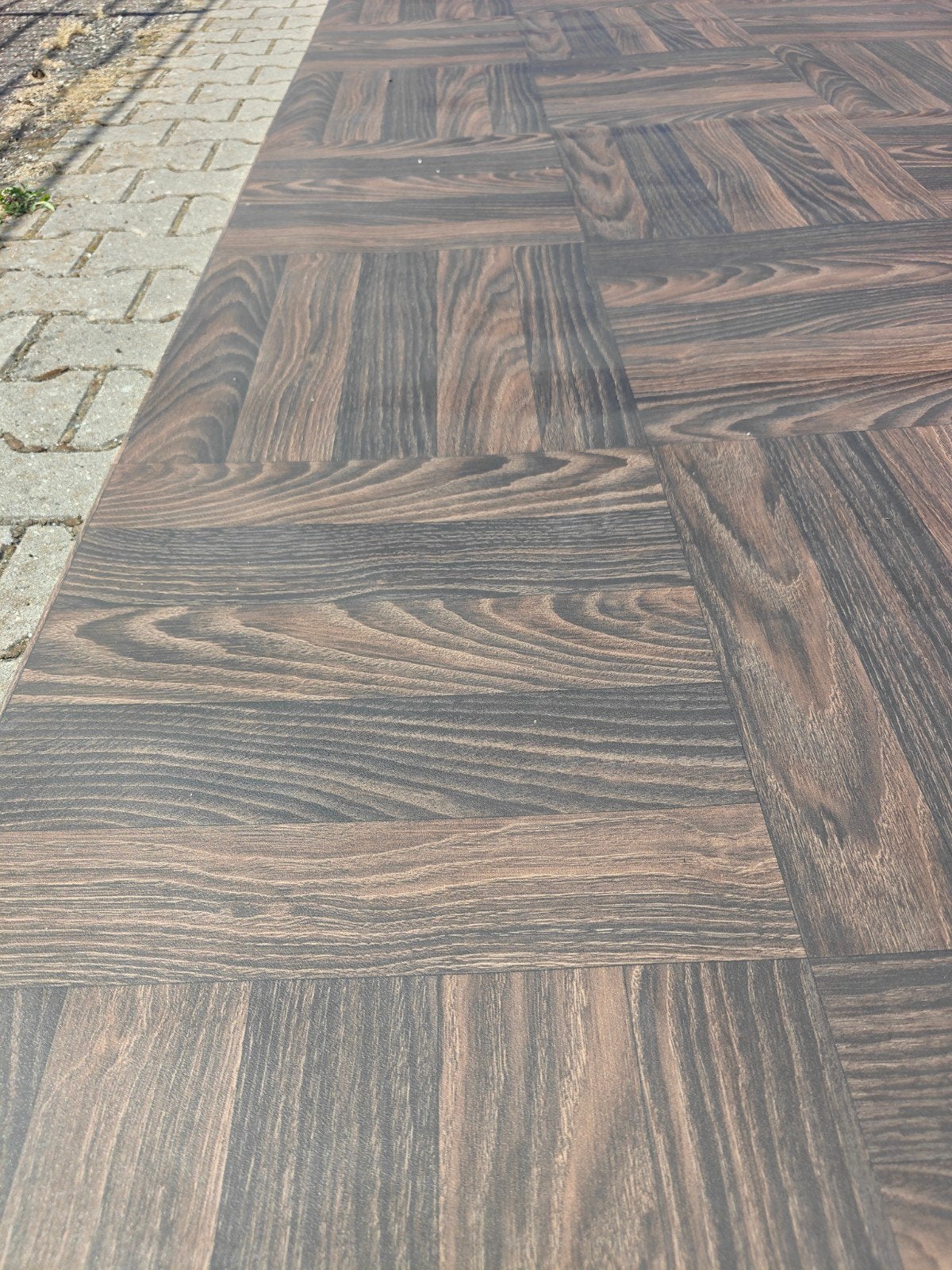 Mooie coupon exclusieve vinyl met lichte waterschade, Ophalen, Nieuw, 10 m² of meer, Overige materialen