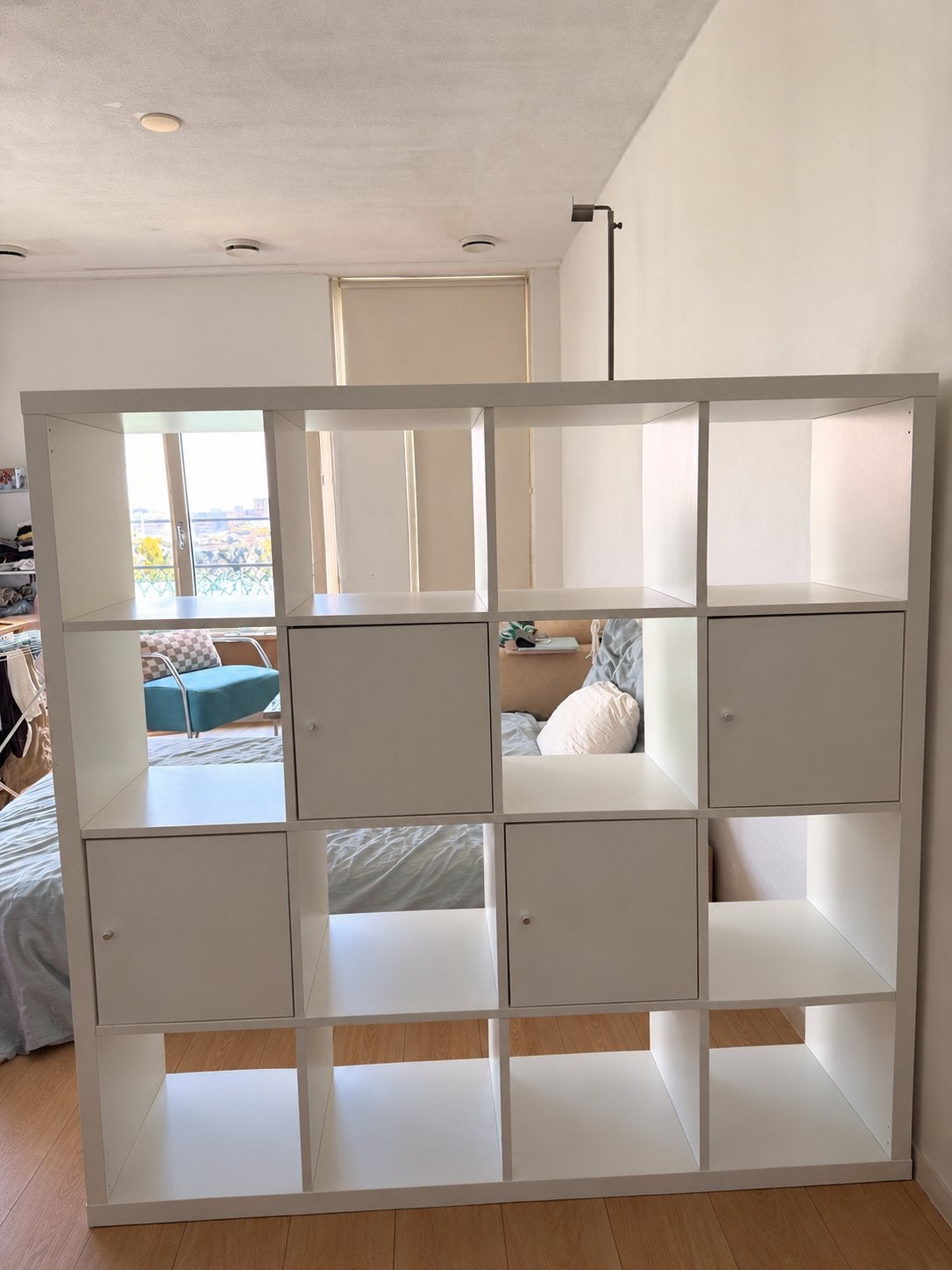 Ikea Kallax with inserts, Huis en Inrichting, Ophalen, Gebruikt