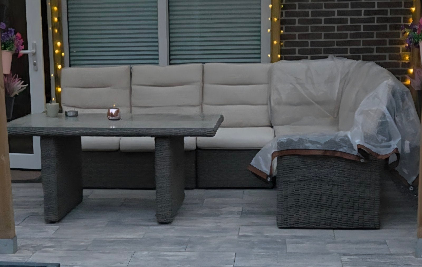 Hartman wicker Lounge/Diningset, Ophalen, 5 zitplaatsen, Gebruikt, Loungeset
