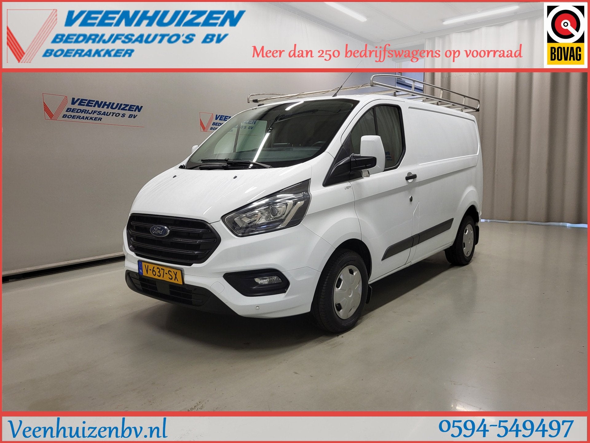 Ford Transit Custom 2.0TDCI Imperiaal Euro 6! (bj 2018), Auto's, Voorwielaandrijving, 15 km/l, Gebruikt, 4 cilinders