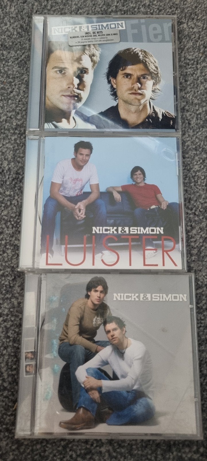 CD Nick & Simon 3 stuks, Ophalen of Verzenden, Zo goed als nieuw, Levenslied of Smartlap