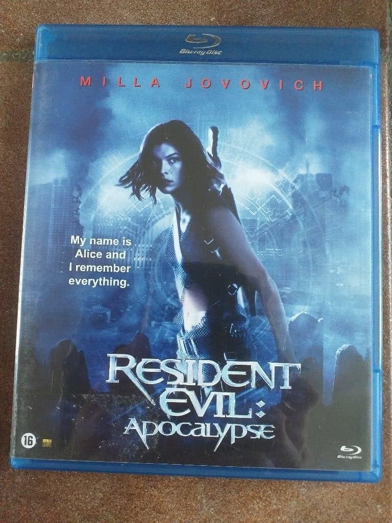 Resident Evil Apocalypse Bluray, Cd's en Dvd's, Horror, Engels, Vanaf 16 jaar, Nederlands