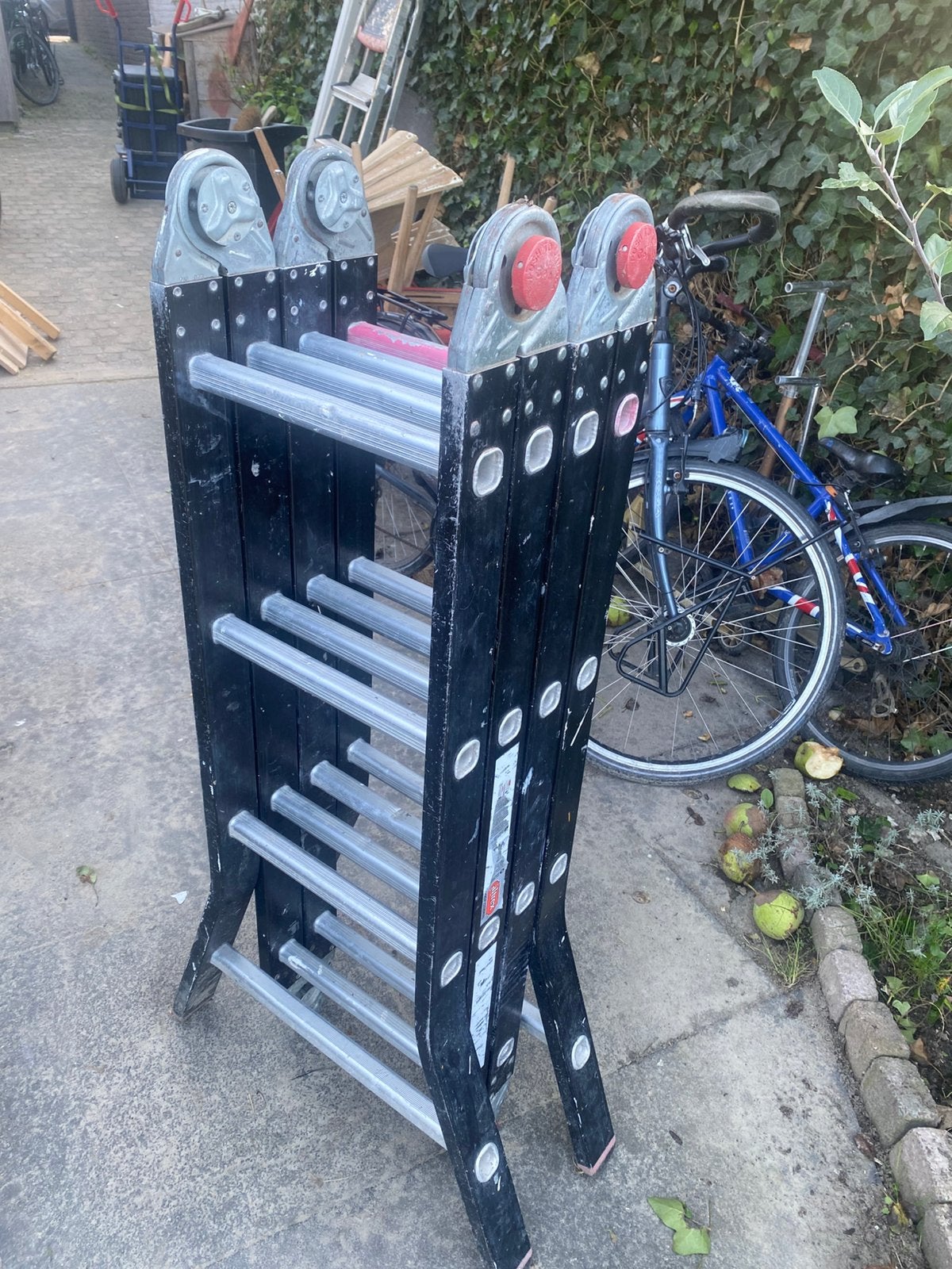 Altrex Varitrex 4x4 trap vouwladder, Ophalen, Gebruikt, Opvouwbaar of Inschuifbaar, 4 meter of meer