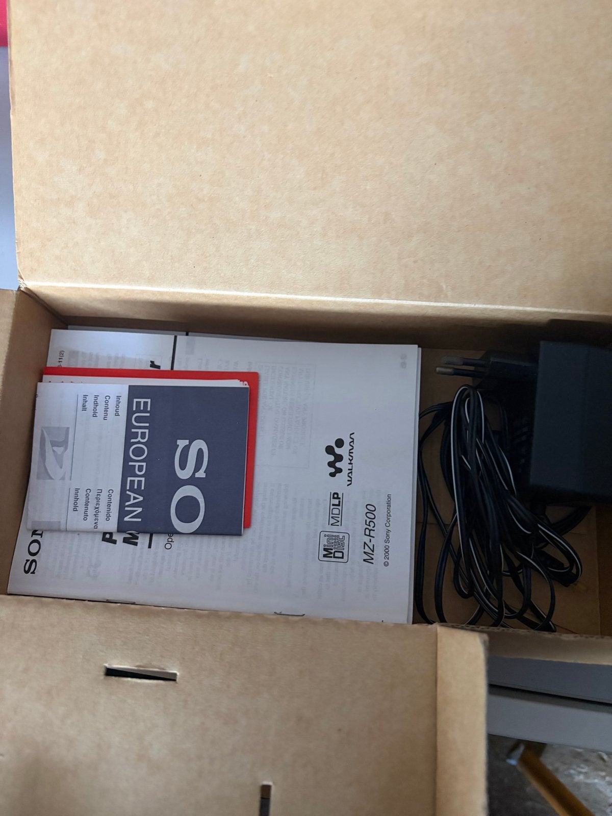 Sony MZ-R500 MDLP Recording MD Walkman in doos, Ophalen, Minidisc-recorder