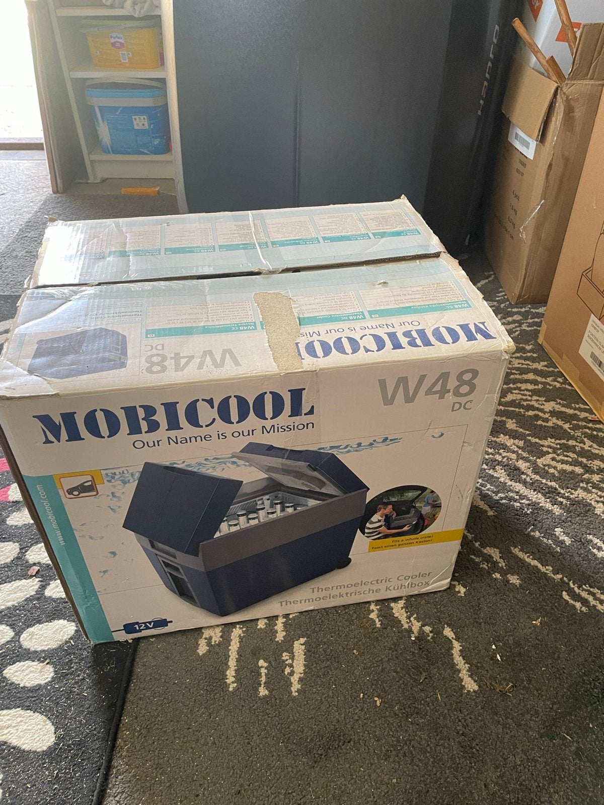 Mobicool W48 Thermo-elektrische Koelbox 48L AC/DC, Ophalen, Gebruikt, Koelbox, Elektrisch