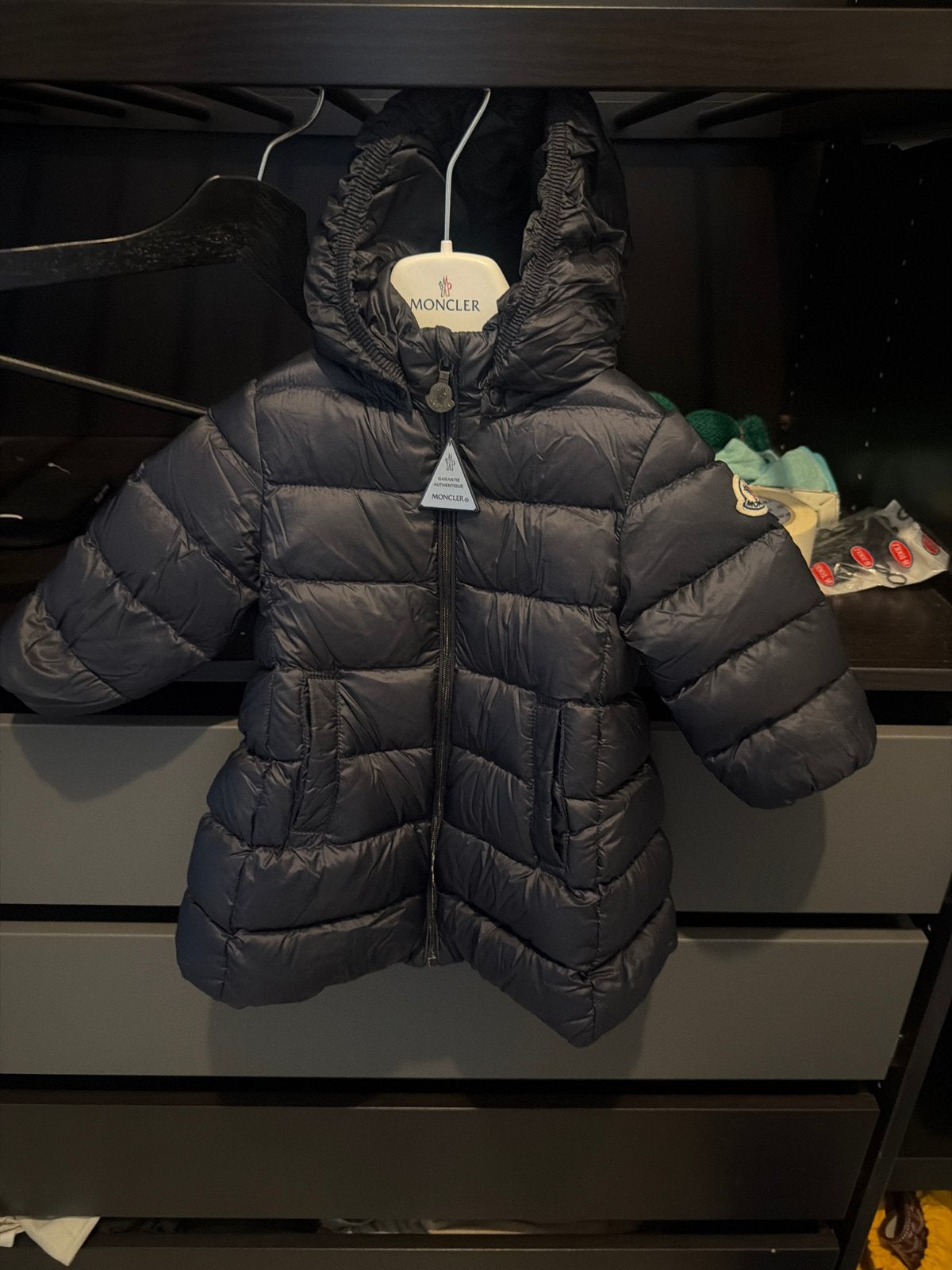 Moncler winter jas voor baby's, Ophalen of Verzenden, Zo goed als nieuw, Meisje