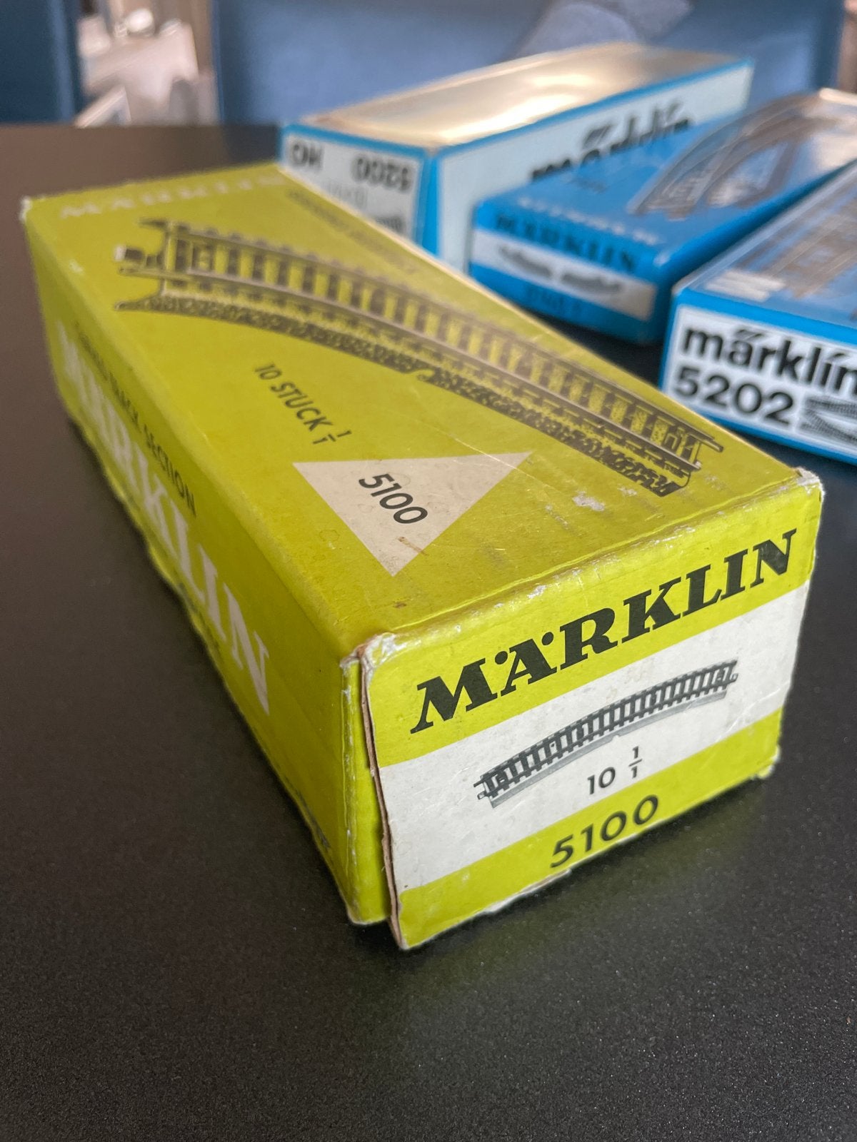 Märklin 5100 Gebogen Rails - 10 Stuks, Wisselstroom, Gebruikt, Rails, Ophalen of Verzenden