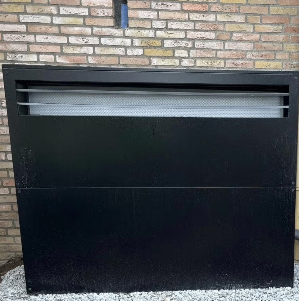 Betaalbare Geluiddempende omkasting voor grote warmtepomp, Witgoed en Apparatuur, Airco's, Nieuw, Wandairco, 100 m³ of groter