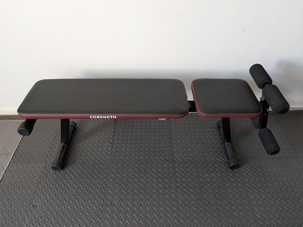 Fitnessbank in goede staat – Bekleding als nieuw, Ophalen, Overige materialen, Benen, Gebruikt