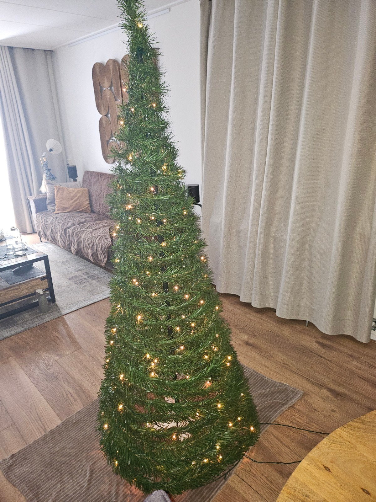 etalage display harmonica kerstboom, Ophalen of Verzenden, Gebruikt