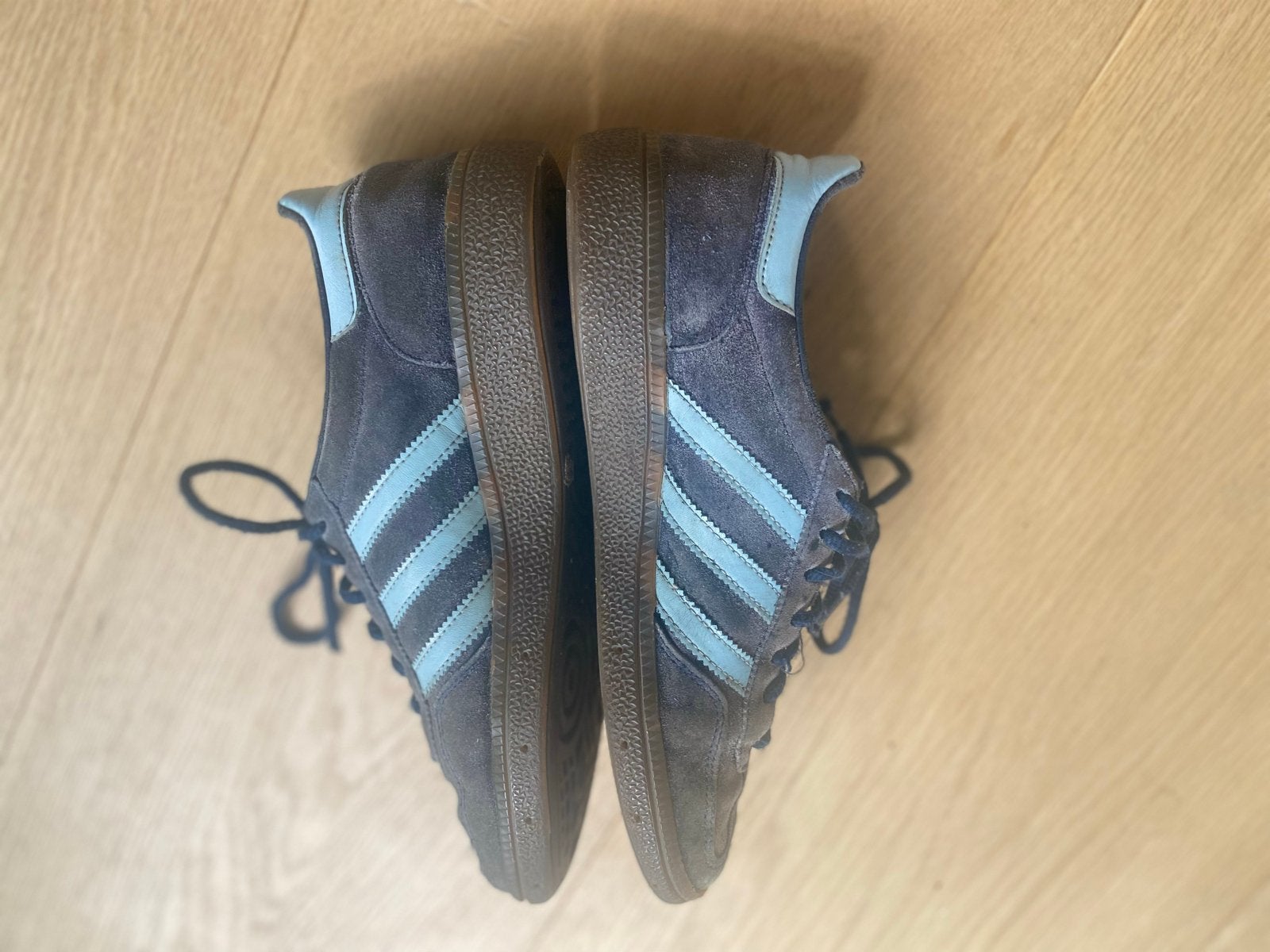 Donkerblauwe Adidas Spezial sneakers maat 39, Ophalen, Gedragen, Blauw, Sneakers of Gympen