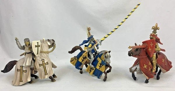 Schleich Ridders op Paard Set 3x Figuren 70034 70019 70020, Coolsingel 104, 3011 AG Rotterdam, Netherlands, Verzenden, Zo goed als nieuw