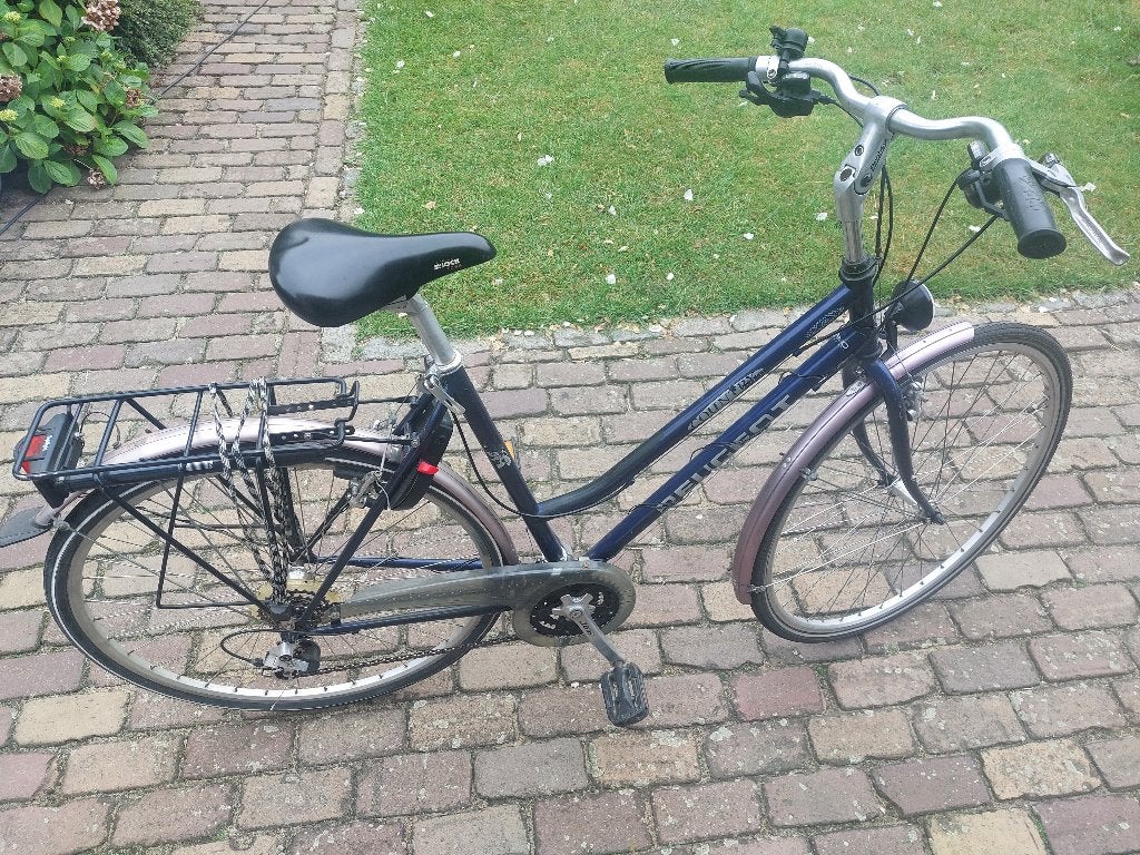 Peugeot damesfiets meisjesfiets 28 inch framemaat 55 cm, Velgrem, Versnellingen, Ophalen, Overige merken