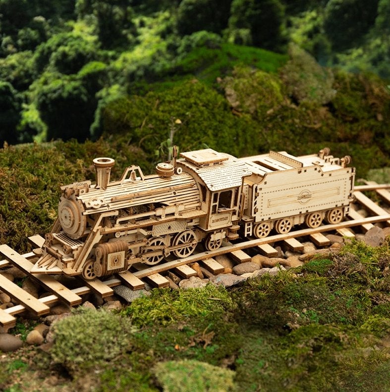 Trein Modelbouw / Model Locomotief Houten Bouwen Zelfbouw, Overige merken, Verzenden, Nieuw, Groter dan 1:32