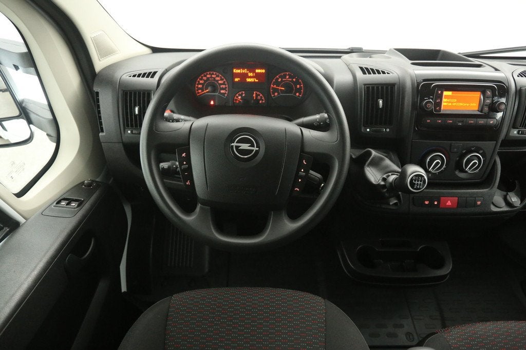 Opel Movano 2.2 140PK | Bakwagen | Laadklep | Laadbak | Airc, Auto's, Stof, Gebruikt, 8 cilinders, Wit