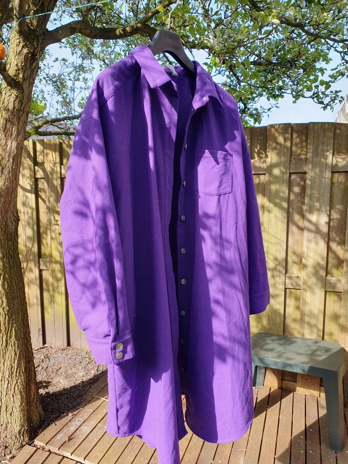 Lange paarse blouse/jurk van Studio Untold, maat 50/52, Ophalen of Verzenden, Zo goed als nieuw, Paars