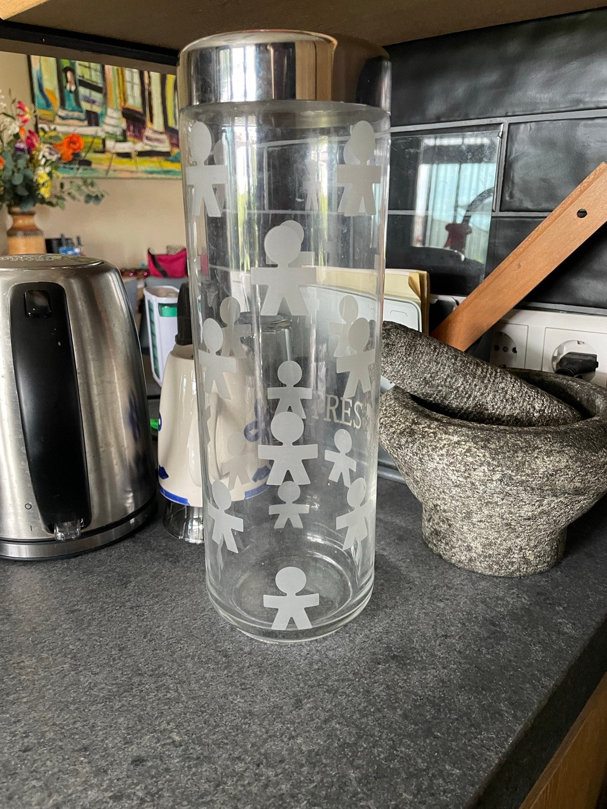 Alessi voorraadpot 2,25L - Design Keukenopberger, Huis en Inrichting, Ophalen of Verzenden, Voorraadpot, Alessi, Meerkleurig