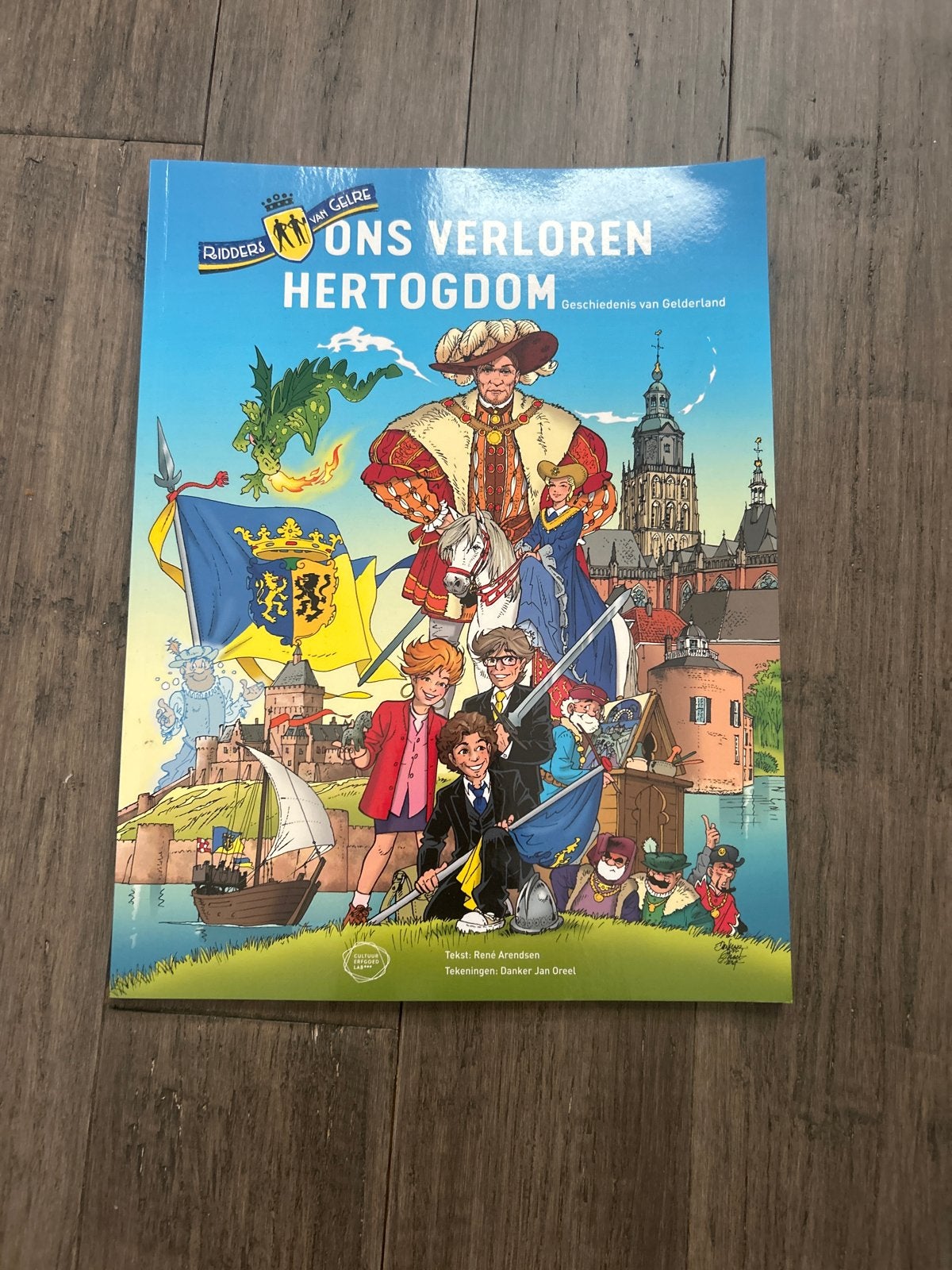 Stripboek: Ridders van Gelre - Ons Verloren Hertogdom, Eén stripboek, Ophalen, Zo goed als nieuw
