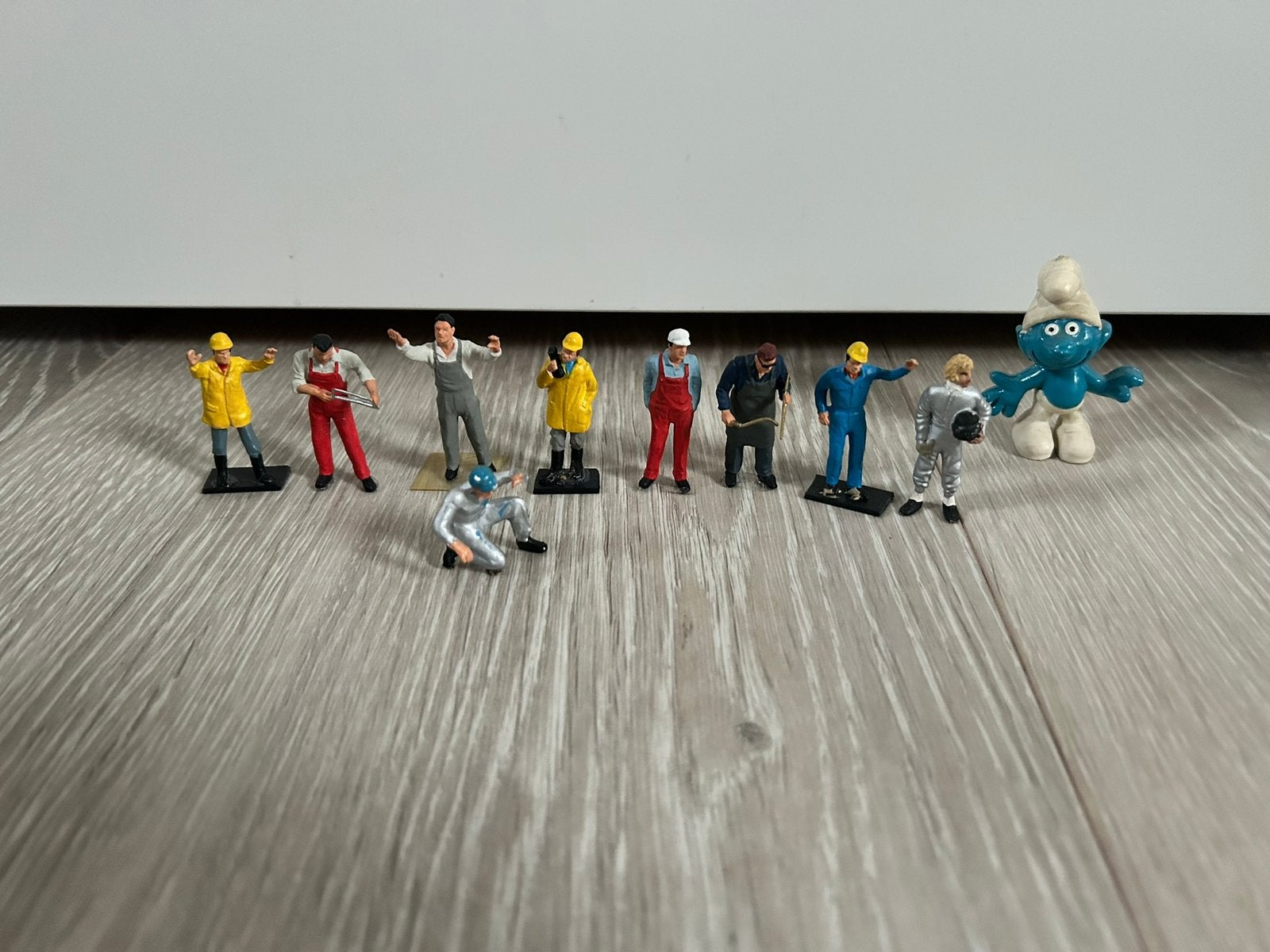 1:87 Minifiguren diverse beroepen 9 stuks, Ophalen of Verzenden, Zo goed als nieuw, Overige typen, Overige merken