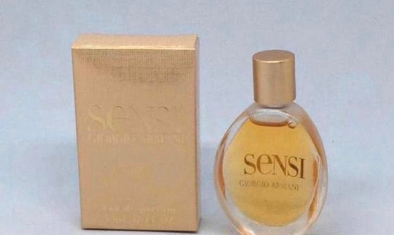 Parfumminiatuur Sensi Armani 5 ml eau de parfum vintage, Verzenden, Nieuw, Miniatuur, Gevuld