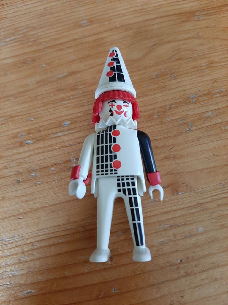 Vintage Playmobil Clown uit 1974 - Zeldzaam figuur, Ophalen of Verzenden, Gebruikt, Los playmobil