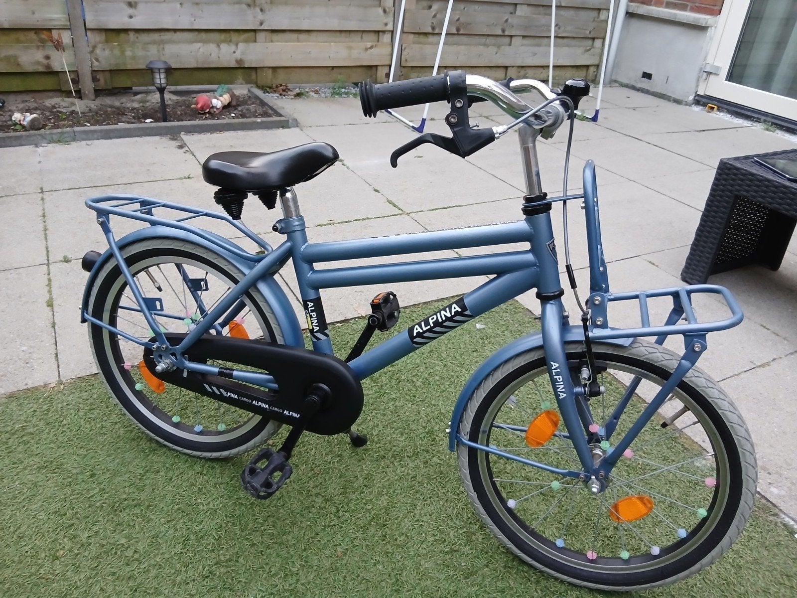 Alpine  jongens fiets  blauw, Ophalen, Zo goed als nieuw, Terugtraprem, 20 inch
