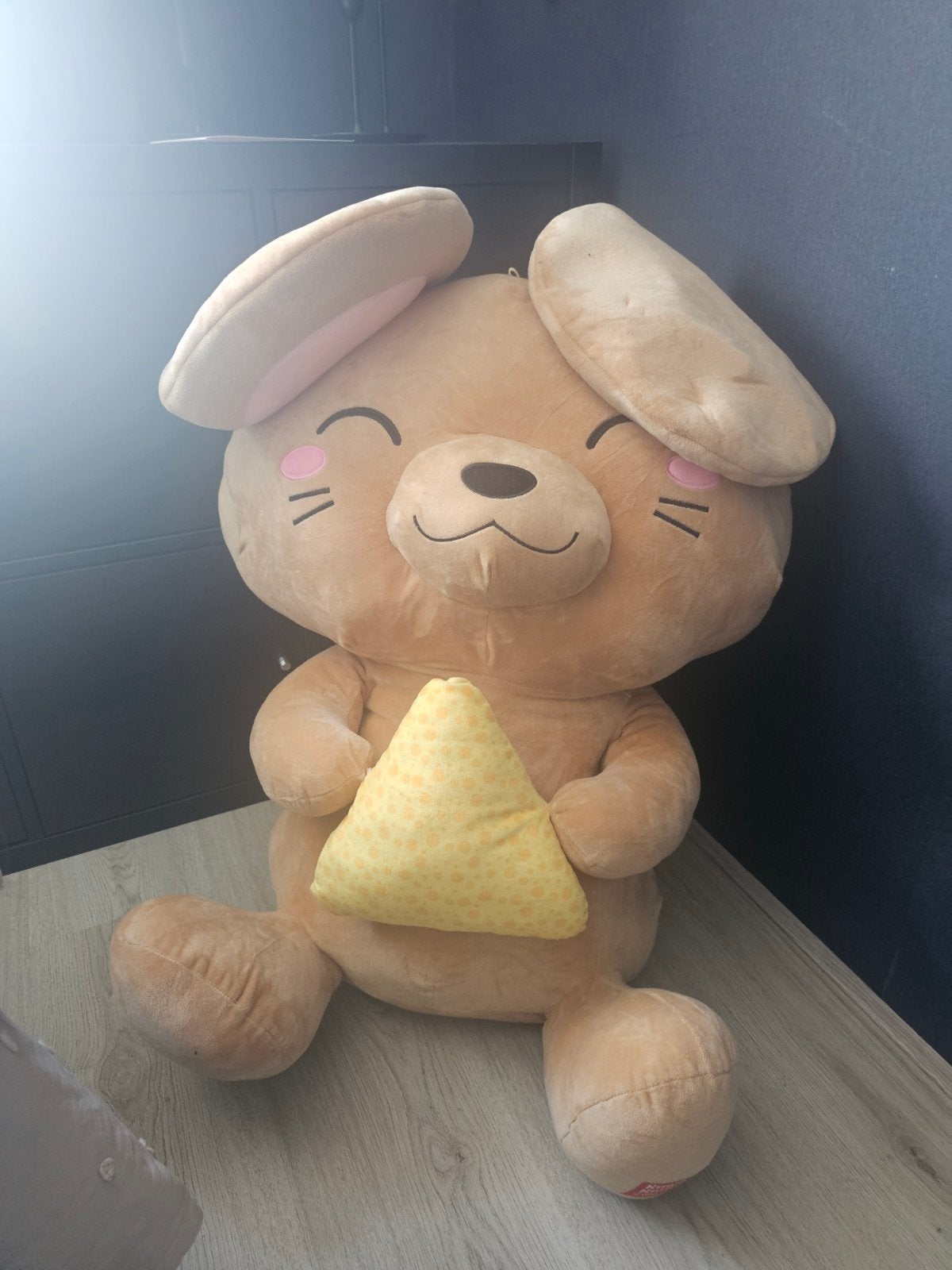 Kawaii Muis Knuffel met Kaas - Zo goed als nieuw, Muis, Overige merken, Ophalen of Verzenden, Zo goed als nieuw