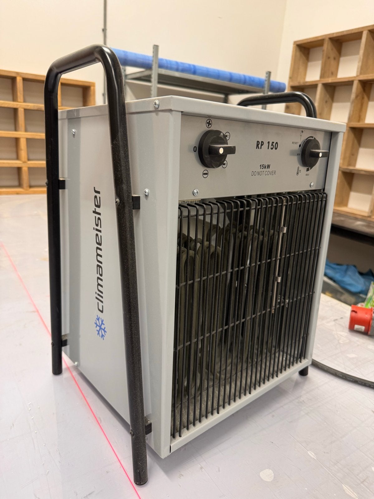 Climameister RP 150 Elektrische Kachel 15kW, Doe-het-zelf en Verbouw, Verwarming en Radiatoren, 30 tot 80 cm, Climameister, Keerweer 34-37