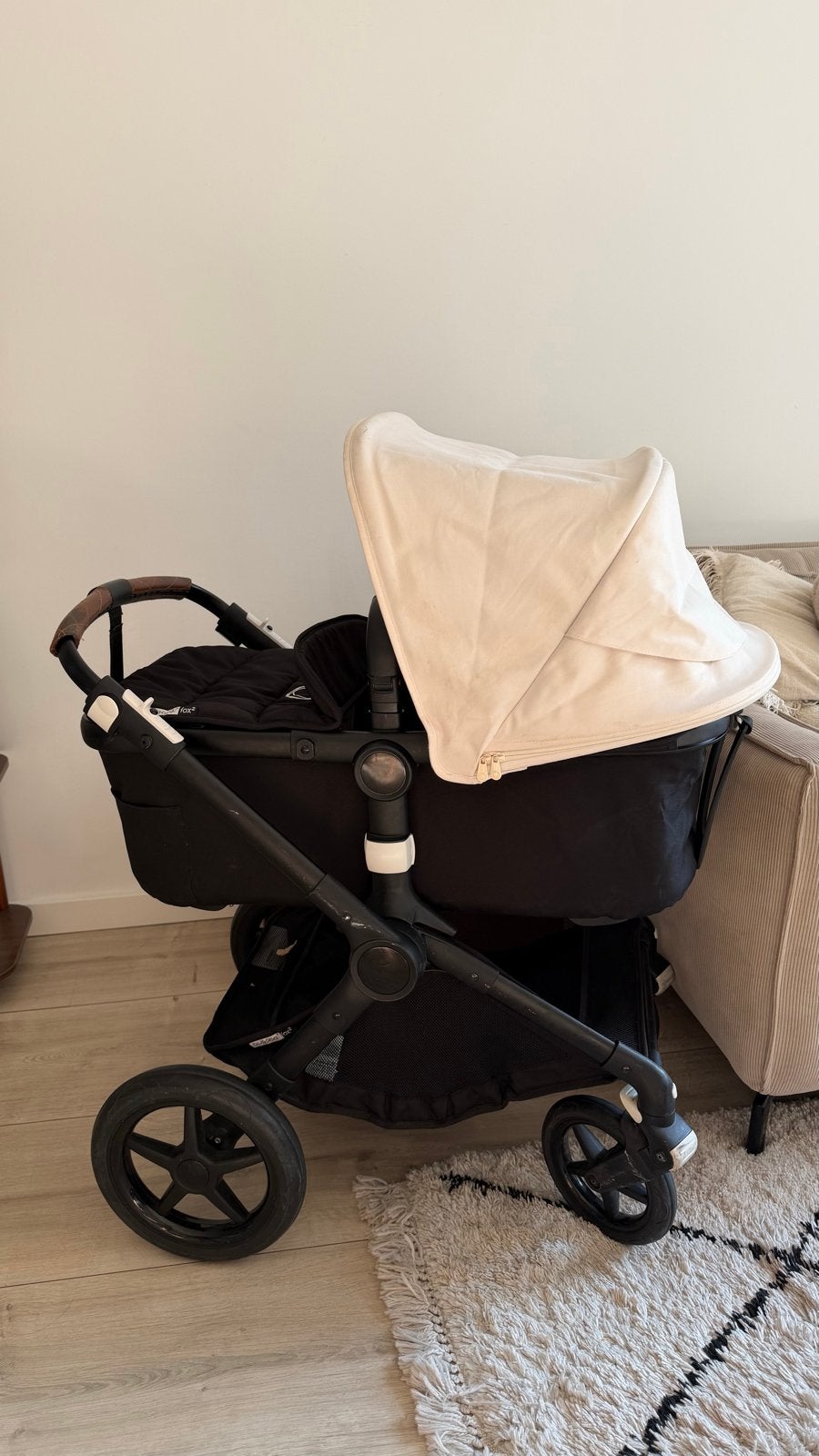 Bugaboo Fox 2 Combiwagen met reiswieg en zitje, Kinderen en Baby's, Kinderwagens en Combinaties, Ophalen, Gebruikt, Bugaboo, Combiwagen
