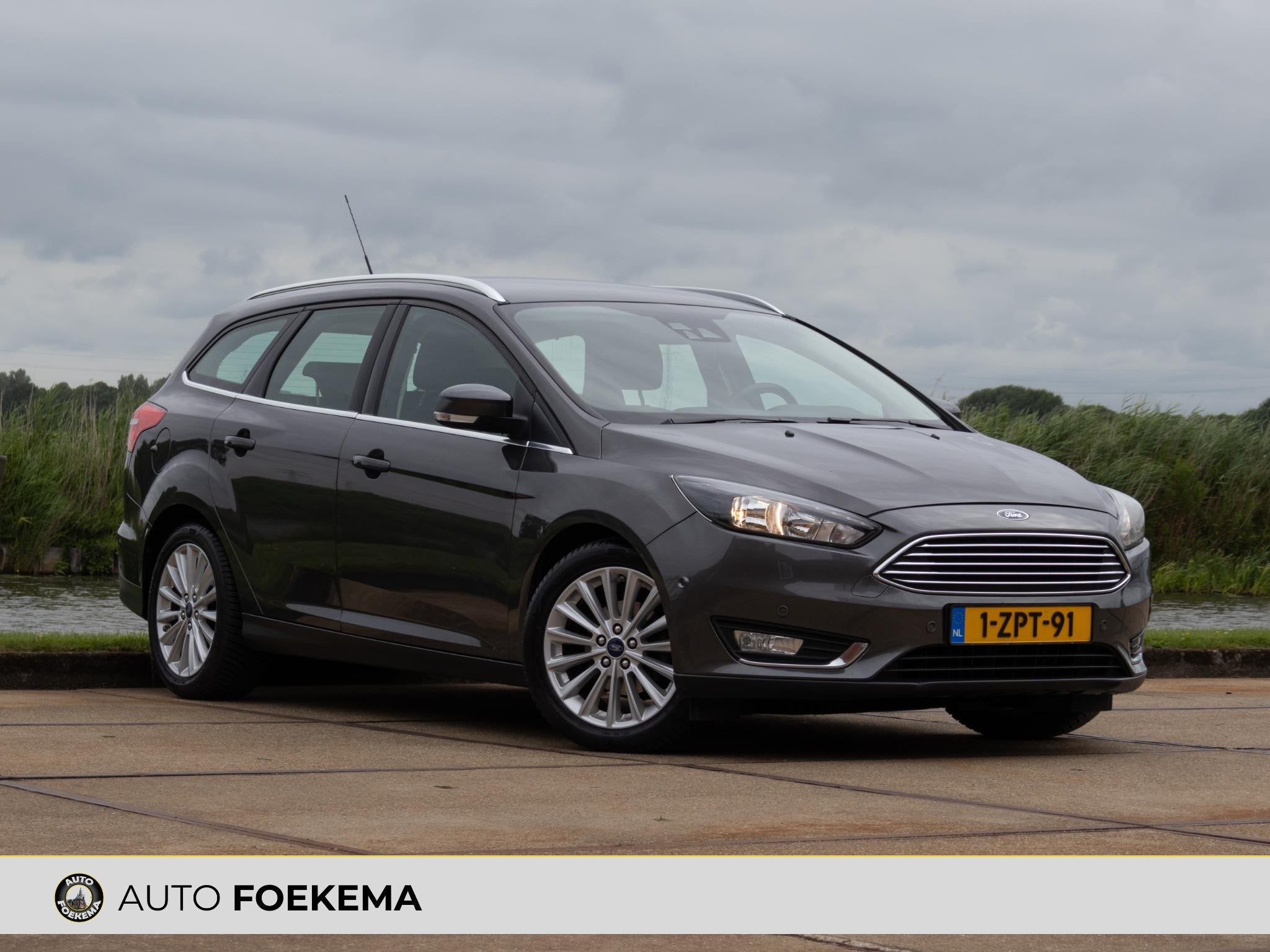 Ford Focus Wagon 1.0 Titanium Edition Clima 17" Lane assist, Auto's, Ford, Gebruikt, Euro 6, Origineel Nederlands, Handgeschakeld