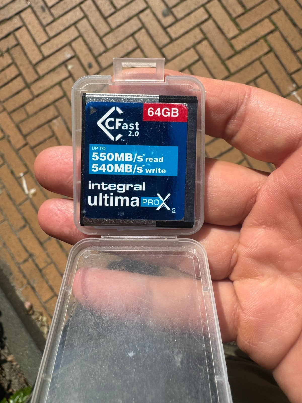 Integral UltimaPro X2 CFast 2.0 Geheugenkaart 64GB, Ophalen of Verzenden, Zo goed als nieuw, 64 GB, Fotocamera