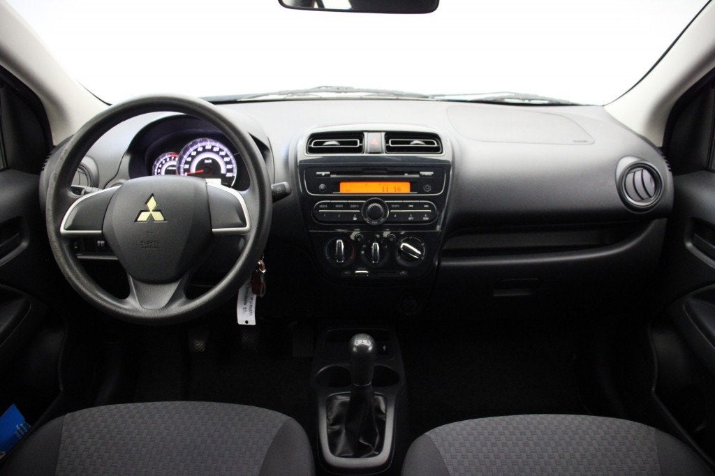 Mitsubishi SPACE STAR 1.0 Cool+ - Airco, Auto's, Voorwielaandrijving, Gebruikt, Met garantie (alle), Blauw