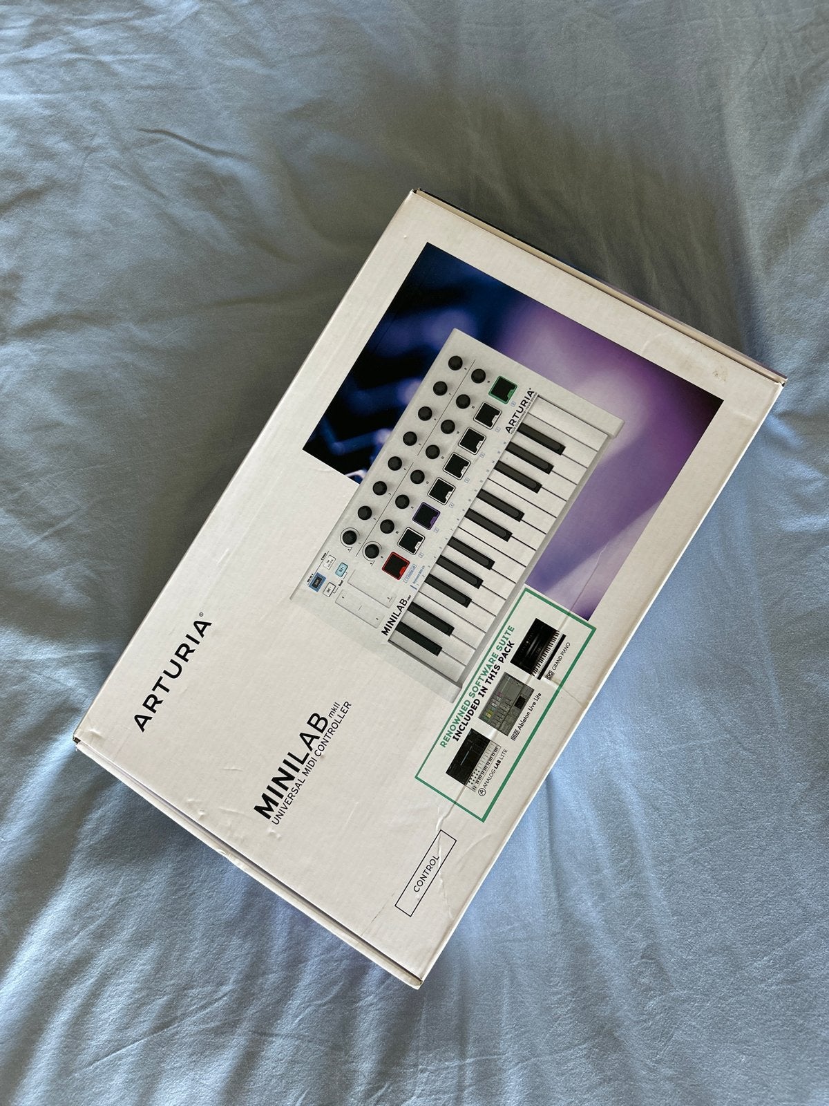 Arturia MiniLab MkII MIDI Controller - Zo goed als nieuw, Overige merken, Gebruikt, Aanslaggevoelig, Overige aantallen