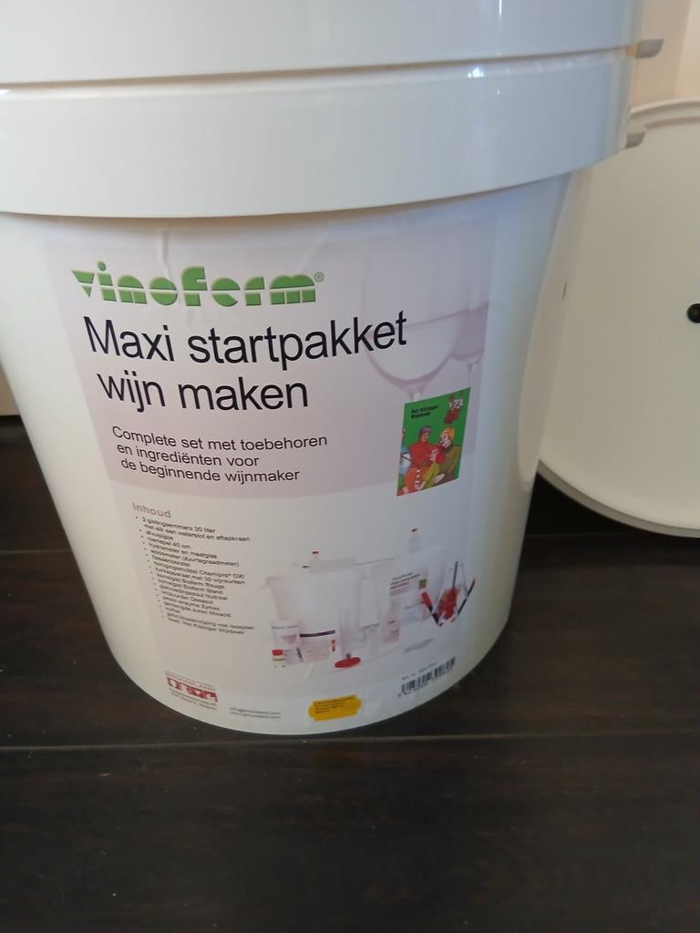 Vinoferm Maxi startpakket wijn maken - Nooit gebruikt, Ophalen of Verzenden, Nieuw