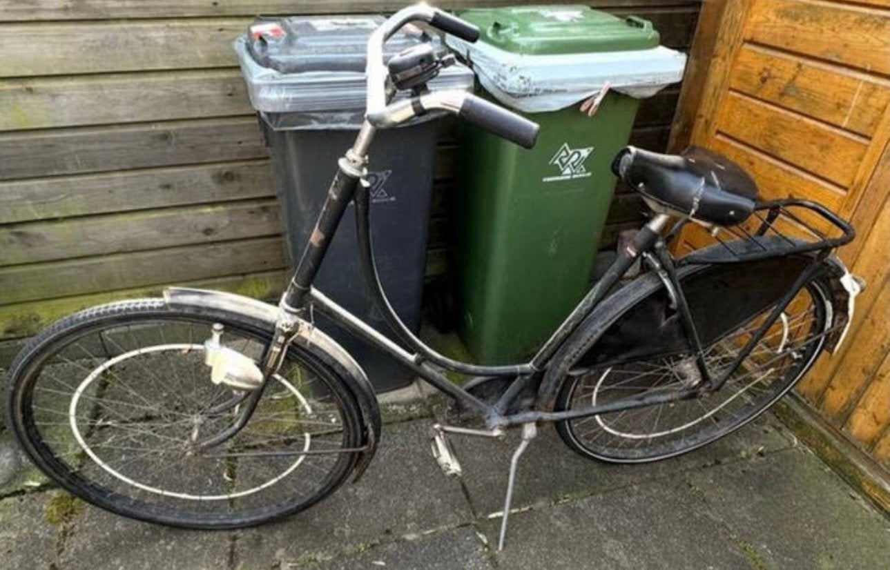 stationsfiets opoefiets oldtimer, 51 tot 55 cm, Ophalen, Terugtraprem