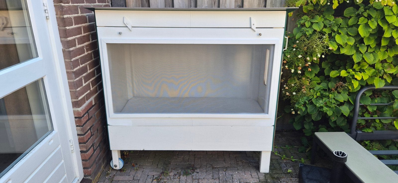 Buiten slaaphuisje/lutje potje. Incl. matras en babyfoon, Kinderen en Baby's, Ophalen of Verzenden, Gebruikt, Overige typen