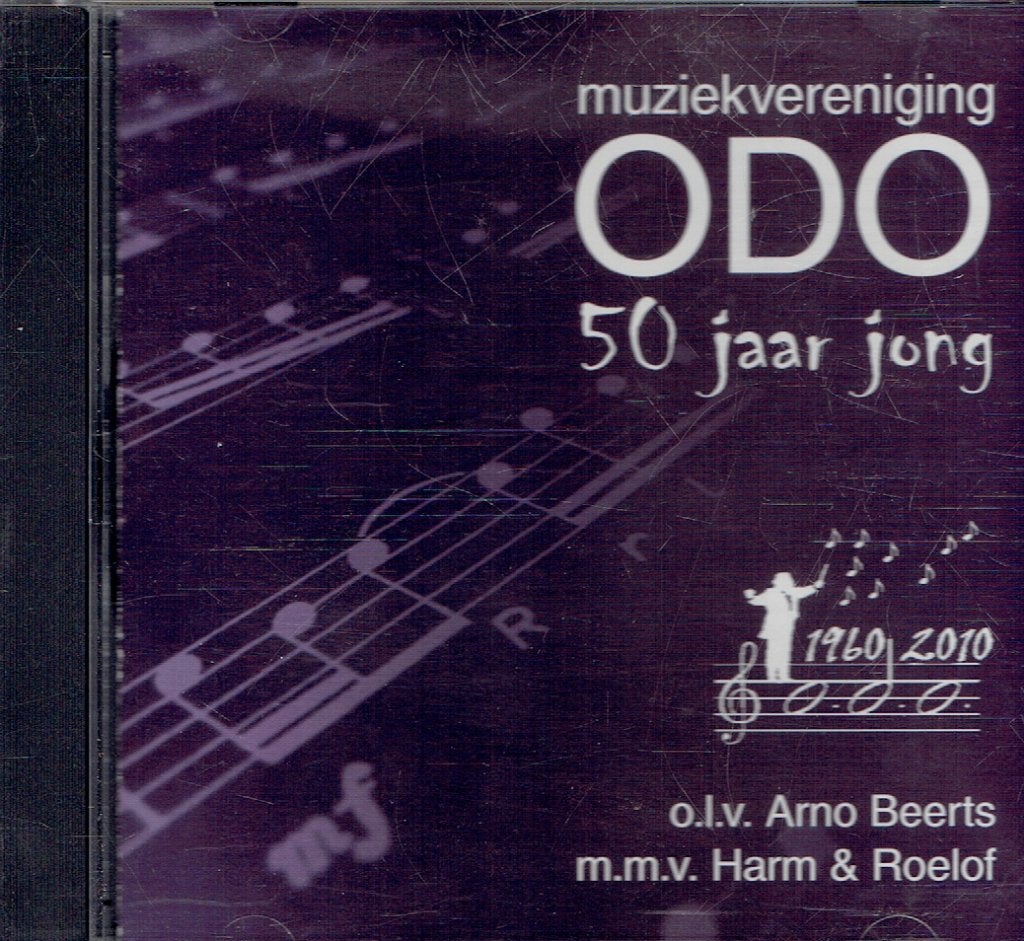 Hafabra Muziekvereniging ODO, Odoorn - 50 Jaar Jong CD, Inclusief boekje, Blaasorkest/fanfare, Ophalen of Verzenden, Zo goed als nieuw