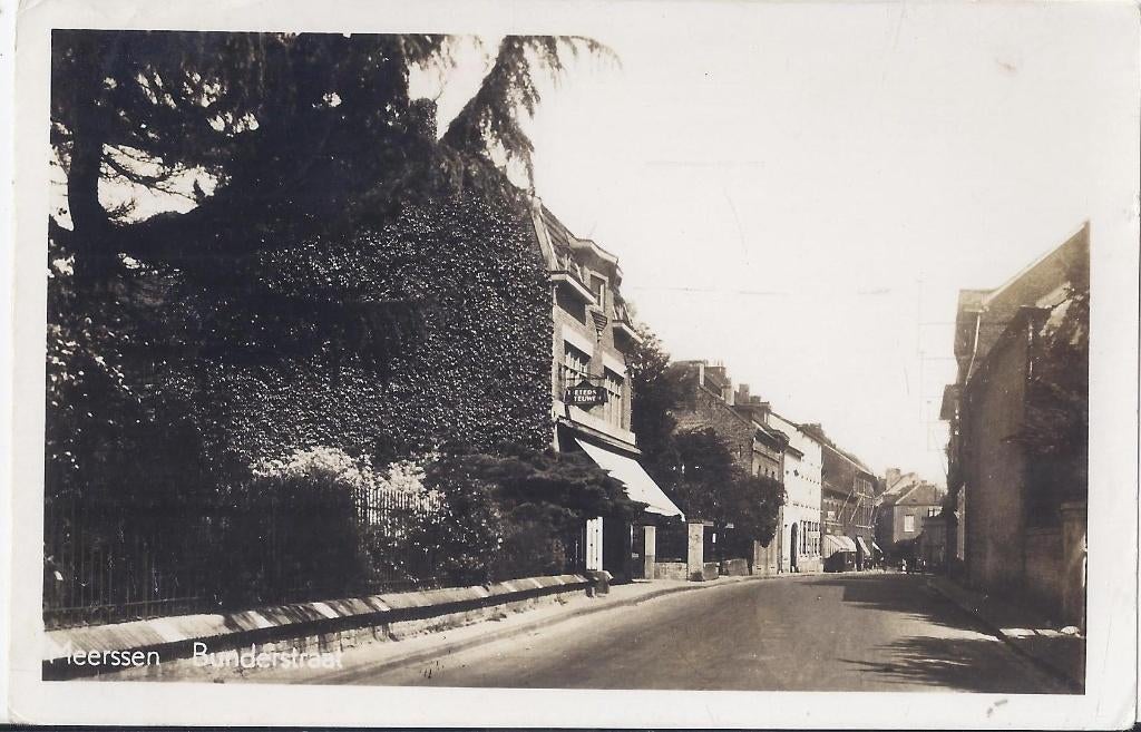 Meerssen bunderstraat gelopen oude ansichtkaart ( a1162 ), Ophalen of Verzenden, 1980 tot heden, Gelopen