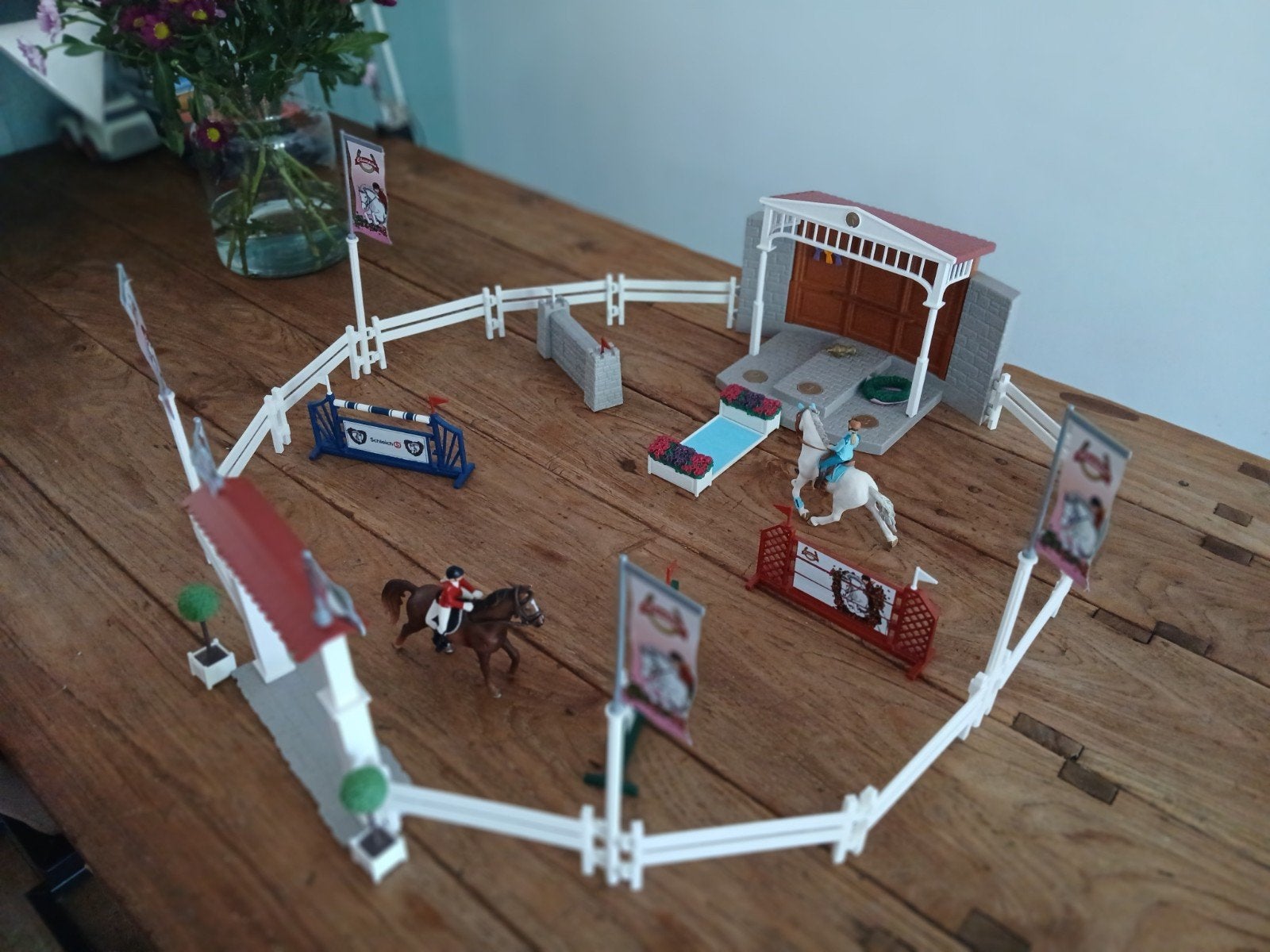 Schleich Horse Club springset, Kinderen en Baby's, Speelgoed | Overig, Ophalen, Zo goed als nieuw, Meisje