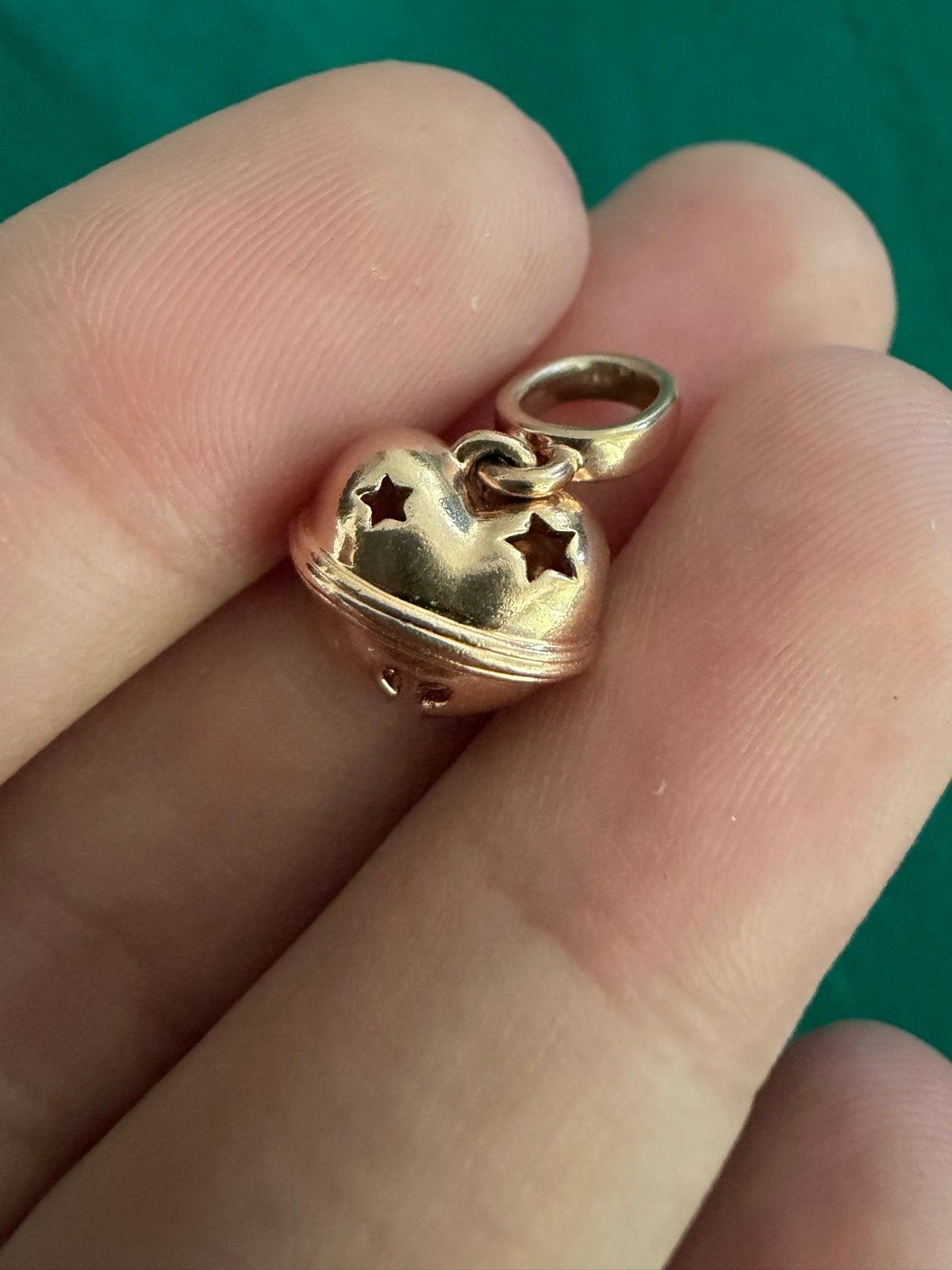 Originele Pandora Rose Gold Plated Kerstbel Charm, Sieraden, Tassen en Uiterlijk, Kettinghangers, Overige materialen, Overige voorstellingen