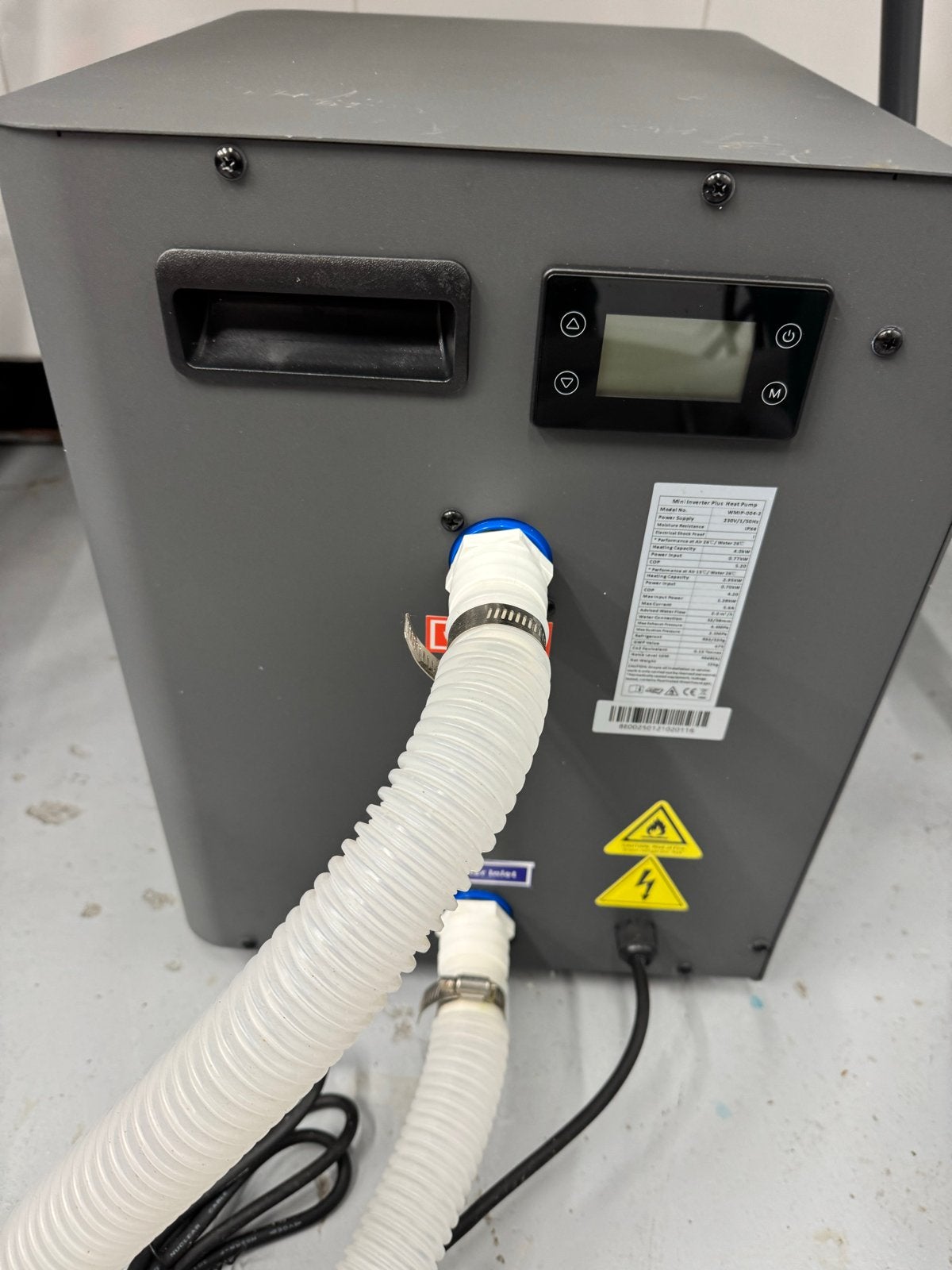W'eau 4,5 kW zwembad Warmtepomp met 1 jaar garantie, Tuin en Terras, Zwembad-toebehoren, Ophalen, Zo goed als nieuw