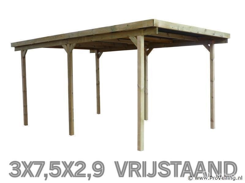 Online Veiling: Carport vrijstaand - 750x300x290cm, Nieuw
