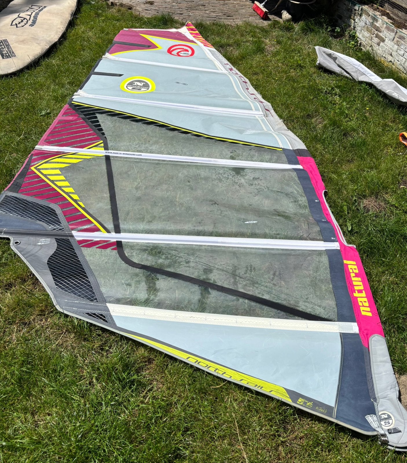 North Sails Natural 6.6, evt met mast, giek, Ophalen, Gebruikt, 6.5 m² tot 8 m², North Sails